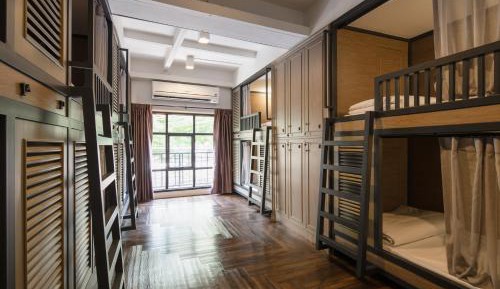 Single Bed in Female Dormitory Room
