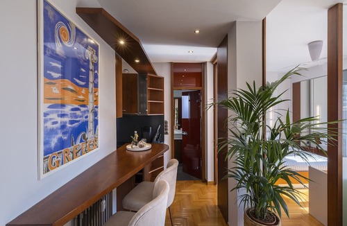 Plaka Apartment | Phos, an eclectic suite with stunning Acropolis view.