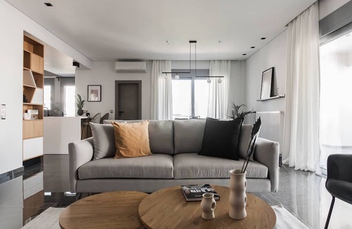 Palaio Faliro Condo | Elegant 3BR Apartment at Teal Faliro House