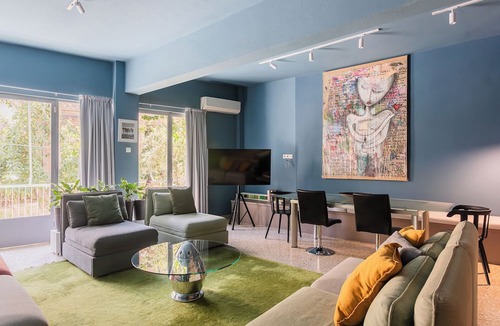 Psirri Apartment | Central Comfy Apt with Private Balcony & Rooftop Access. CT3