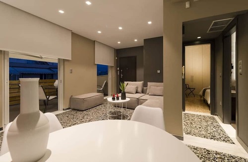 Athens Apartment | Ma Maison Penthouse No1, Acropolis view, Huge terrace, 315 Mbps