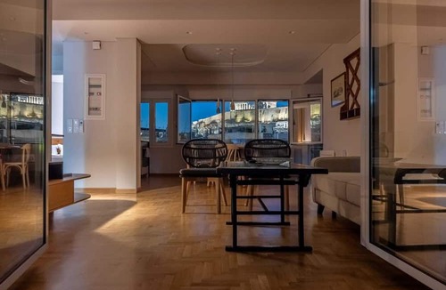Makrigianni Condo | Unique 2BR Penthouse with Stunning Acropolis View