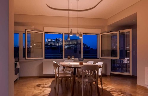 Makrigianni Condo | Unique 2BR Penthouse with Stunning Acropolis View