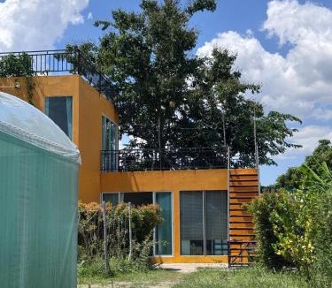 San Pa Thong Cabin | Villa Sky View Lacroix Rooftop Nature 1BR HangDong
