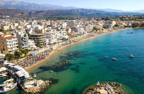 Katochori Apartment | Solena - Garden Escape with Views near Chania