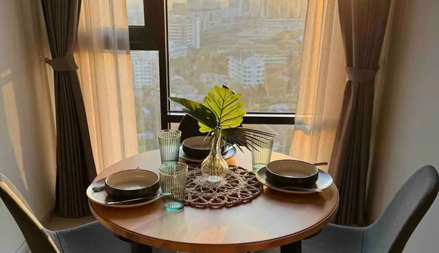 Songkran Stay-5min BTS-Full Kitchen&Sunrise