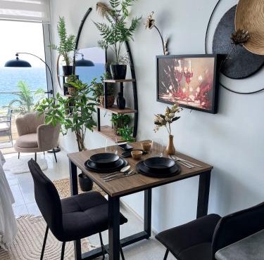 Boho Studio mit Meerblick in Bogaztepe
